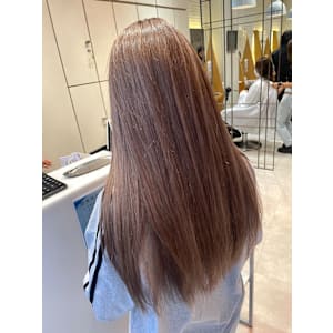 ベージュブラウン ダブルカラー ×小野ふゆり