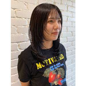 顔周りカット×ウルフレイヤー