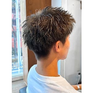 【IRIE 福岡】スパイキーショート×グレージュ