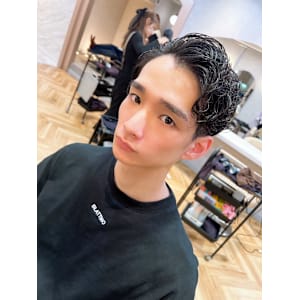 【Lond渋谷店】アップバングショートパーマ