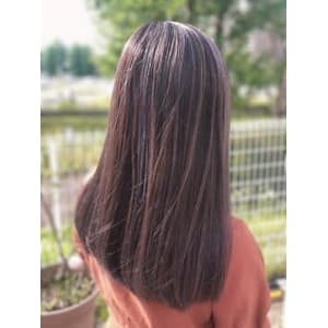 バイオレット×バレイヤージュ