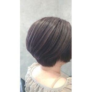 白髪ぼかしで艶カラー☆