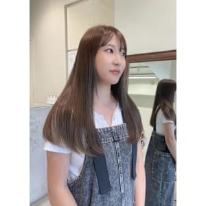 前髪/アンブレラカラー/こなれミディ/イメチェン