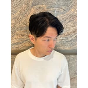 【ニュアンスパーマ】ツーブロックスタイル