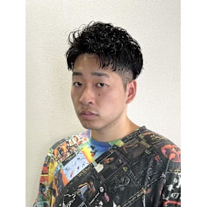 【平山明樹】ショートメンズパーマ/ベリーショート