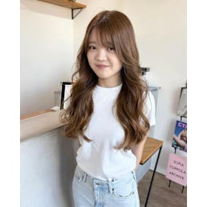 ブリーチなしハイトーンベージュカラー髪質改善トリートメント