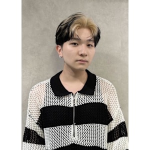 miu&清水大誠　エンドカラー　韓国ヘア