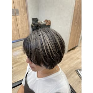 G 白髪ぼかしハイライト