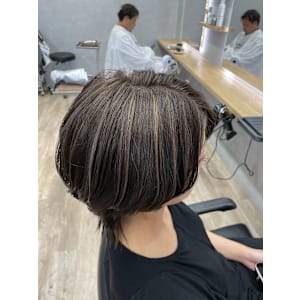 G 白髪ぼかしハイライト