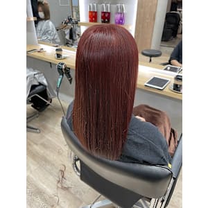 G ブリーチなしWカラー/チェリーレッド