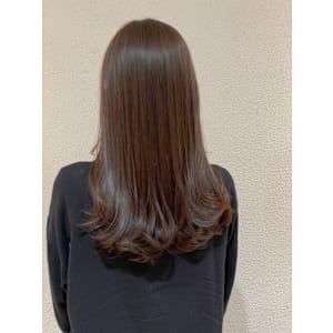 【Terrace】艶感ロング×寒色系ベージュ