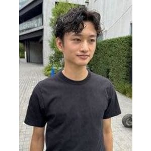 メンズパーマ/ナチュラルセンターパート/メンズカット/下北沢