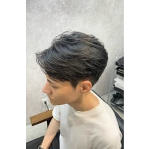 毛流れセンターパート