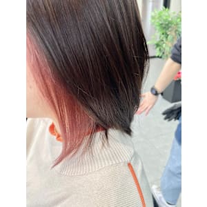 ピンク系イヤリングカラー