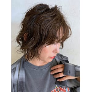 大人かわいいボブパーマ♩