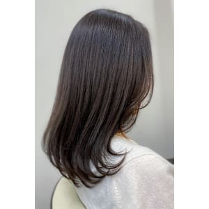 20代30代大人美人小顔ブリーチなし韓国ヘアブラック