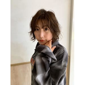 大人かわいいボブパーマ♪