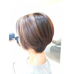 白髪ぼかしハイライト