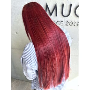 カシスレッド　スーパーロング　ハイトーン　レッド　高発色