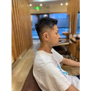 お客様髪質改善データ1386（ソフトモヒカン）