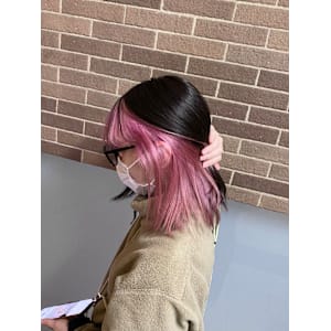 ペールピンク/インナーカラー