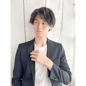 20代30代40代　無造作シークレットパーマくせ毛風