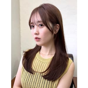 20代/30代/抜け感ワンカール/レイヤー/前髪カット/銀座
