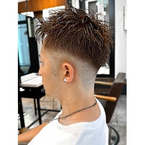 【IRIE 福岡】スパイキーショート×フェードスタイル