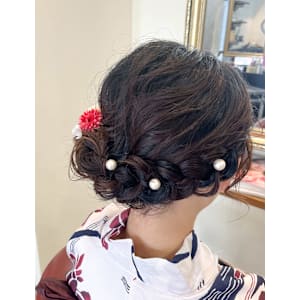 浴衣ヘアセット