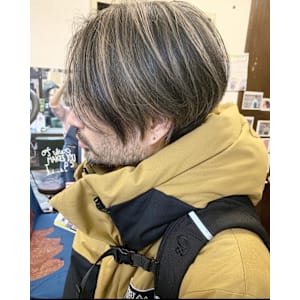 ダメージレス》Men's 外国人風柔らかいハイライトWカラー