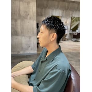 ツーブロックショート