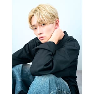 【吉田智哉】メンズパーマ、メンズセンターパート、7:3パート