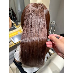 "髪質改善で叶える"  オレンジベージュ 『銀座/個室』