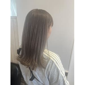 【透明感カラー】グレージュ