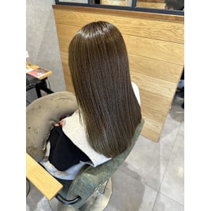 髪質改善×オリーブベージュ　『半個室』