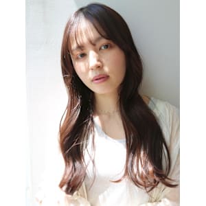 韓国風うるツヤレイヤースタイル