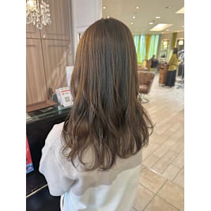 グレージュ　韓国ヘア 10代20代30代