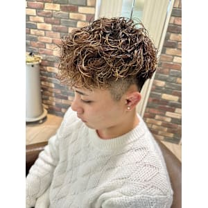 メンズパーマ　スペインカール 10代20代30代