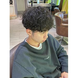 メンズカット　外国人風スペインカール/10代20代30代