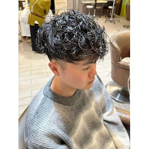 メンズカット　外国人風スペインカール/10代20代30代