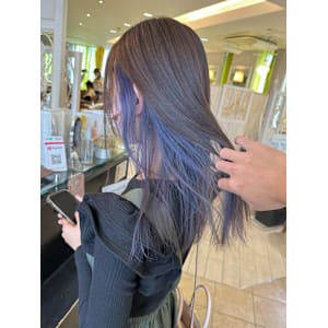 パープル　インナーカラー