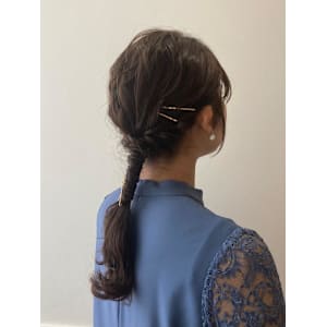 ヘアセットアレンジ　卒業式　浅草