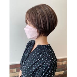 オレンジ　外ハネボブ　20代30代40代