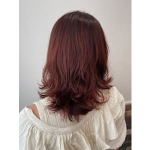 浅草　パーマ　ボブ　オレンジ　20代30代40代