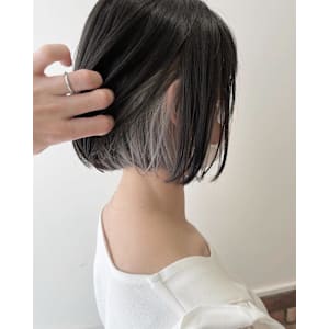 浅草　インナー　ボブ　グレージュ　20代30代40代