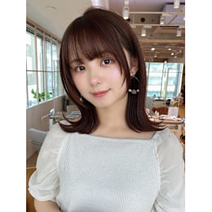 30代/40/小顔ヘア/前髪/アンブレラカラー/こなれミディ - AFLOAT/L 錦糸町【アフロートエル】【アフロートエル キンシチョウ】掲載中