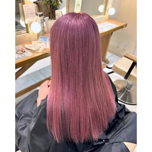 [aina]ダブルカラー/ブリーチ/ピンク