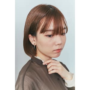 秋におすすめ！インナーカラー×ベージュ×ボブカット！ボブヘア