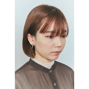 秋におすすめ！インナーカラー×ベージュ×ボブカット！ボブヘア