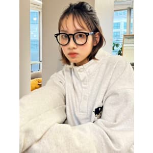 ヘアアレンジ/顎下ボブ/ベージュブラウン/Wカラー